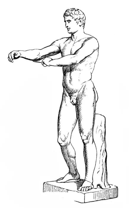 Framed Print : The so-called aApoxyomenosa (athe Scrapera)