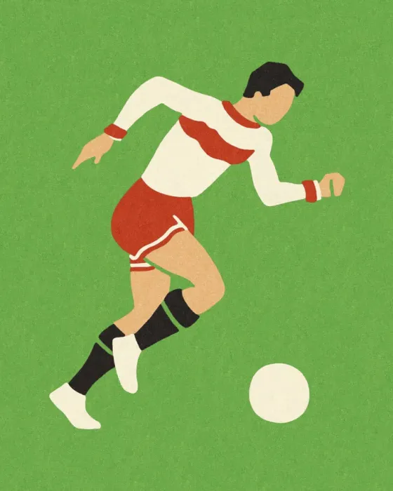 Framed Print : Soccer Player
