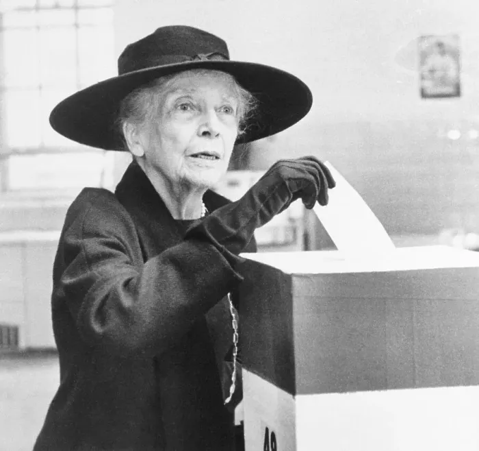 Framed Print : Socialite Alice Roosevelt Longworth Casting Her Vote Framed Print : Socialite Alice Roosevelt Longworth Casting Her Vote