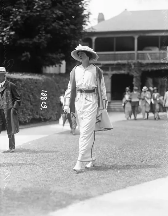 Framed Print : Socialite Attending a Tennis Tournament Framed Print : Socialite Attending a Tennis Tournament