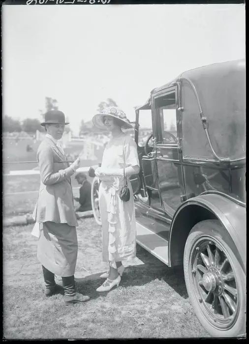 Framed Print : Socialite Chatting with a Colleague Framed Print : Socialite Chatting with a Colleague