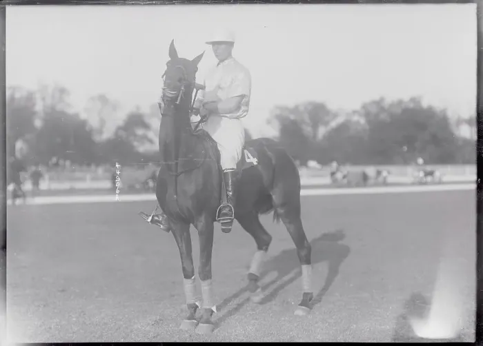 Framed Print : Socialite Robert Strawbridge in Polo Uniform Framed Print : Socialite Robert Strawbridge in Polo Uniform