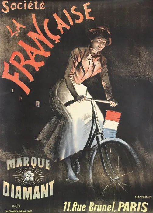 Framed Print : Société La Française Marque Diamant Framed Print : Société La Française Marque Diamant
