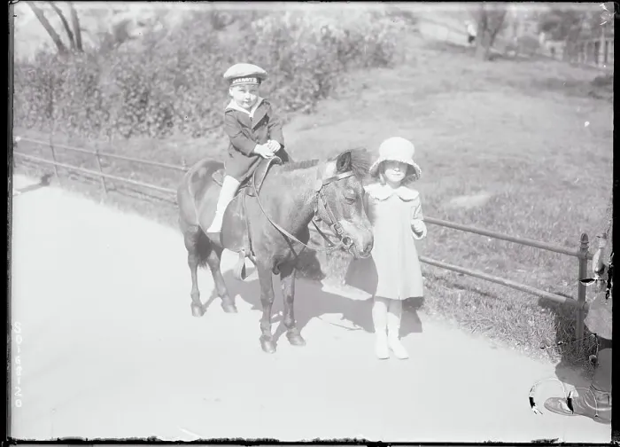 Framed Print : Society Children Riding Pony Framed Print : Society Children Riding Pony
