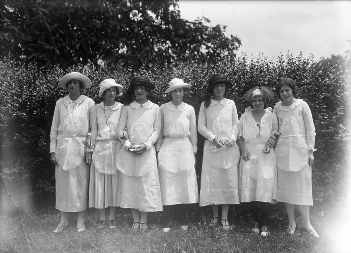 Framed Print : Society Women Attending Horse Show Framed Print : Society Women Attending Horse Show