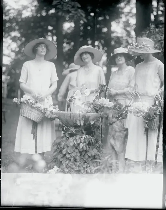Framed Print : Society Women Selling Flowers Framed Print : Society Women Selling Flowers