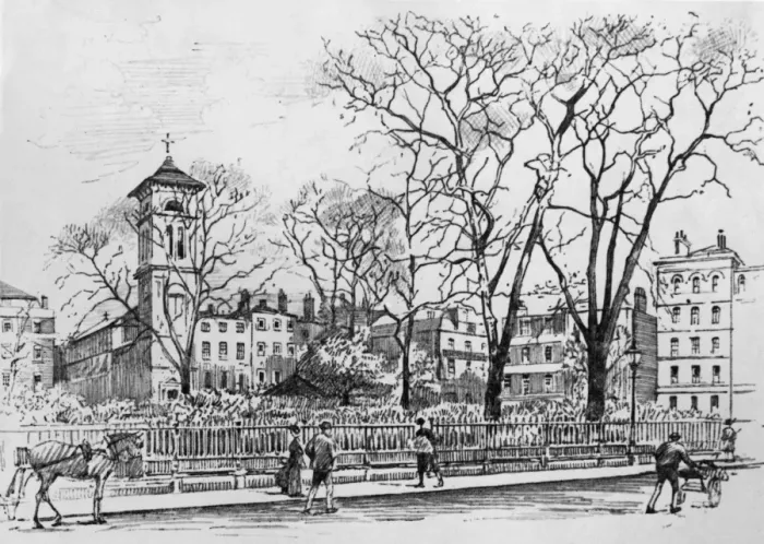 Framed Print : Soho Square