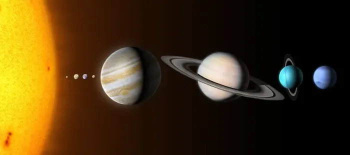 Framed Print : Solar system planets, illustration Framed Print : Solar system planets, illustration