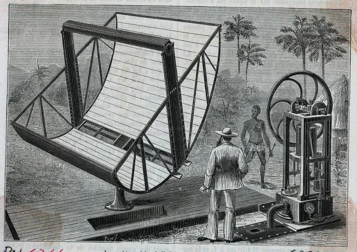 Framed Print : Solar Powered Machine (Illus.) Framed Print : Solar Powered Machine (Illus.)