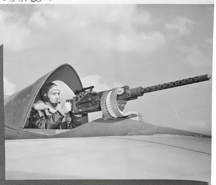 Framed Print : Soldier Aiming Gun in Airplane Framed Print : Soldier Aiming Gun in Airplane