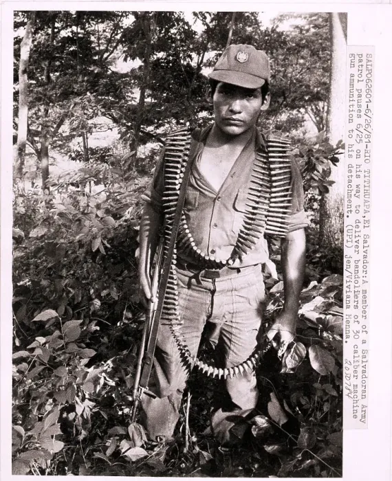Framed Print : Soldier Carrying Ammunition Bandoliers Framed Print : Soldier Carrying Ammunition Bandoliers
