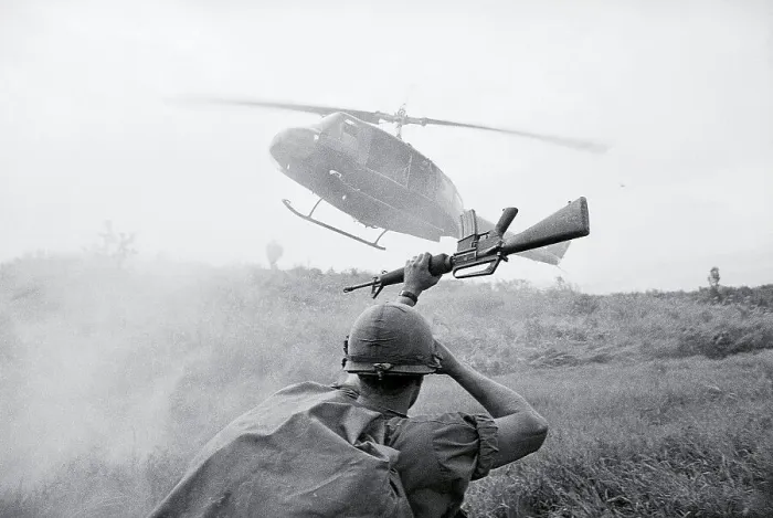 Framed Print : Soldier Guiding Helicopter to Safe Landing Framed Print : Soldier Guiding Helicopter to Safe Landing