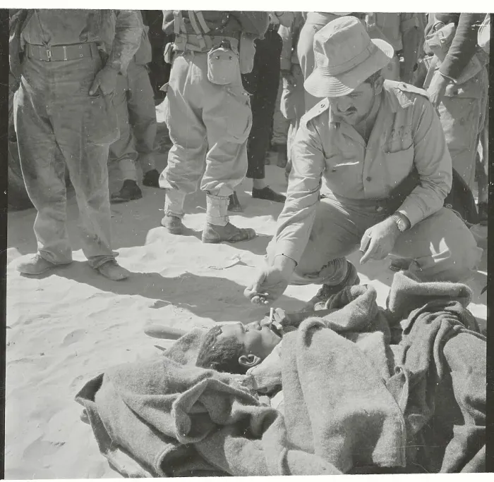 Framed Print : Soldier Lighting Cigarette for Wounded Framed Print : Soldier Lighting Cigarette for Wounded