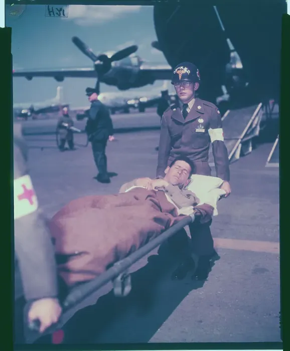 Framed Print : Soldier Being Transported Framed Print : Soldier Being Transported