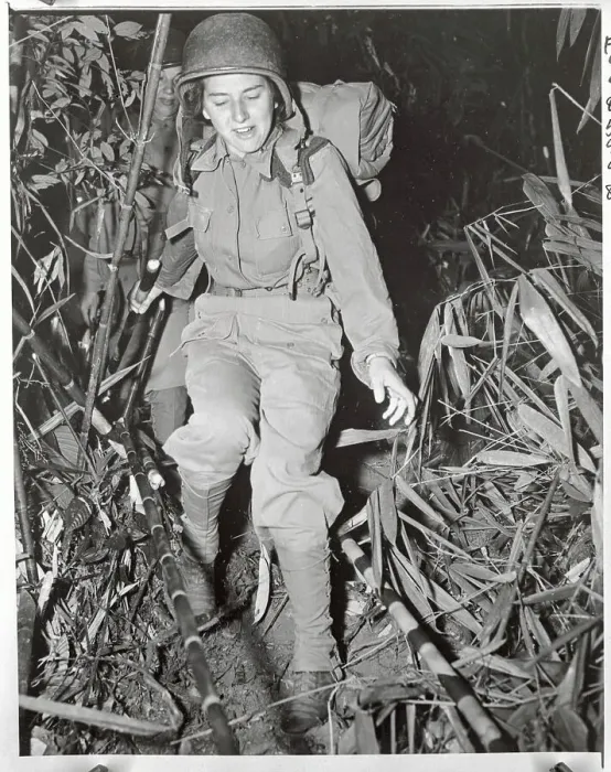 Framed Print : Soldier Trudging Through Jungle Framed Print : Soldier Trudging Through Jungle