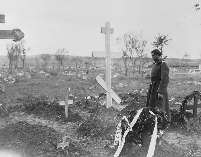 Framed Print : Soldier Visiting Gravesite Framed Print : Soldier Visiting Gravesite