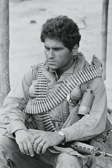 Framed Print : Soldier Wearing Machine Gun Bandolier Framed Print : Soldier Wearing Machine Gun Bandolier