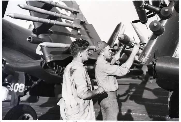Framed Print : Soldiers Attach Fuze To A Rocket