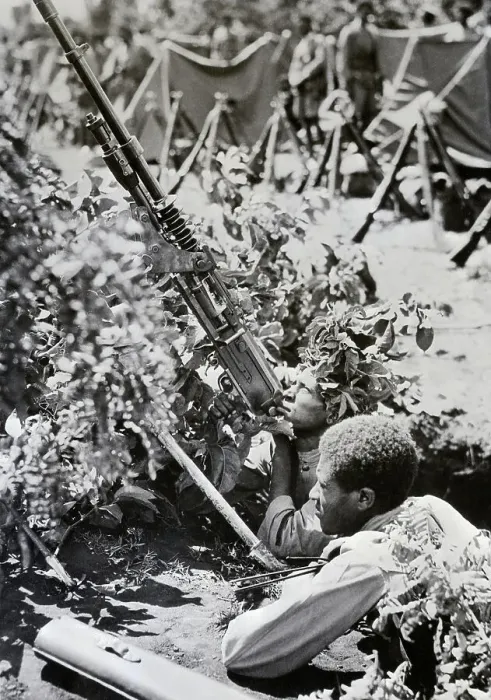 Framed Print : Soldiers in Camouflage, Antiaircraft Gunners Framed Print : Soldiers in Camouflage, Antiaircraft Gunners