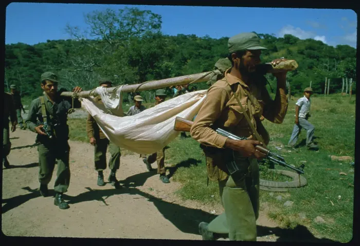Framed Print : Soldiers Carrying Wounded Comrade Framed Print : Soldiers Carrying Wounded Comrade