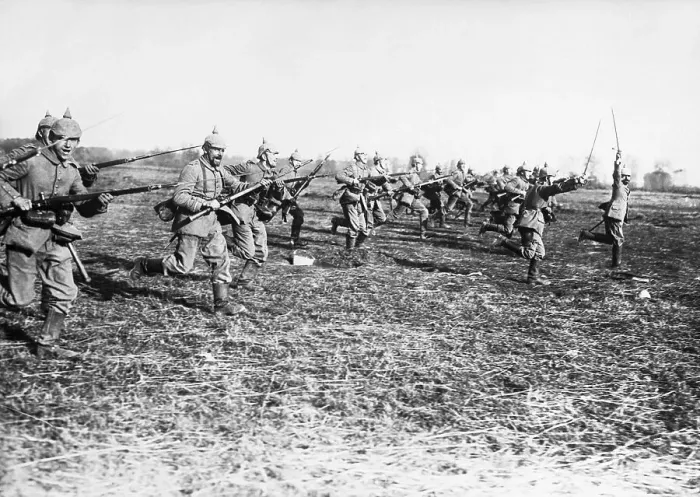 Framed Print : Soldiers Charging Ahead Framed Print : Soldiers Charging Ahead