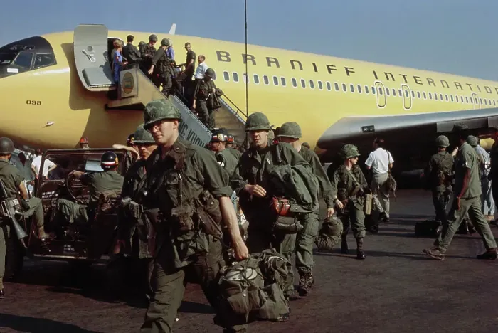 Framed Print : US Soldiers Disembarking In Vietnam Framed Print : US Soldiers Disembarking In Vietnam