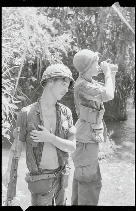 Framed Print : Soldiers Drinking Water Framed Print : Soldiers Drinking Water