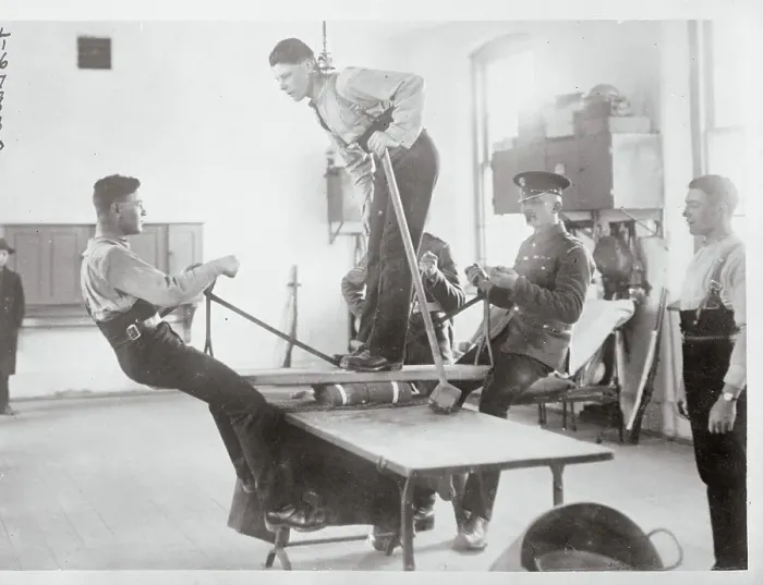 Framed Print : Soldiers Folding an Overcoat Framed Print : Soldiers Folding an Overcoat