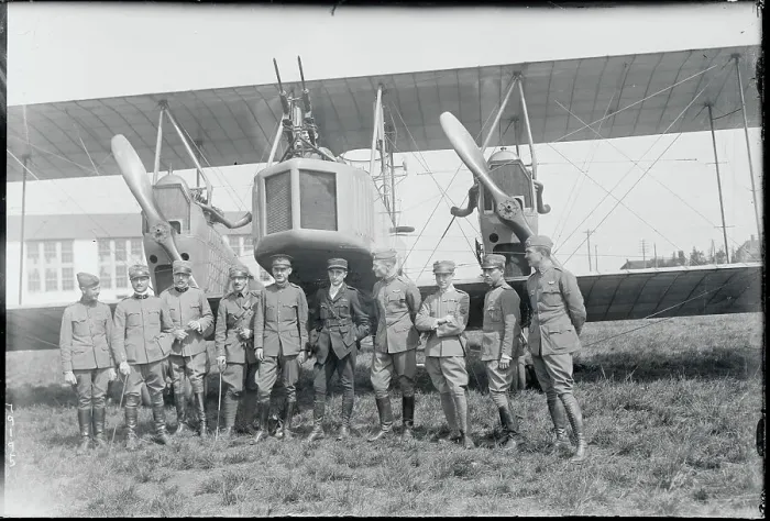 Framed Print : Soldiers Gathering Around Military Airplane Framed Print : Soldiers Gathering Around Military Airplane
