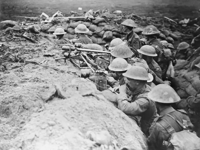 Framed Print : Soldiers Hiding Behind Barriers with Guns Framed Print : Soldiers Hiding Behind Barriers with Guns