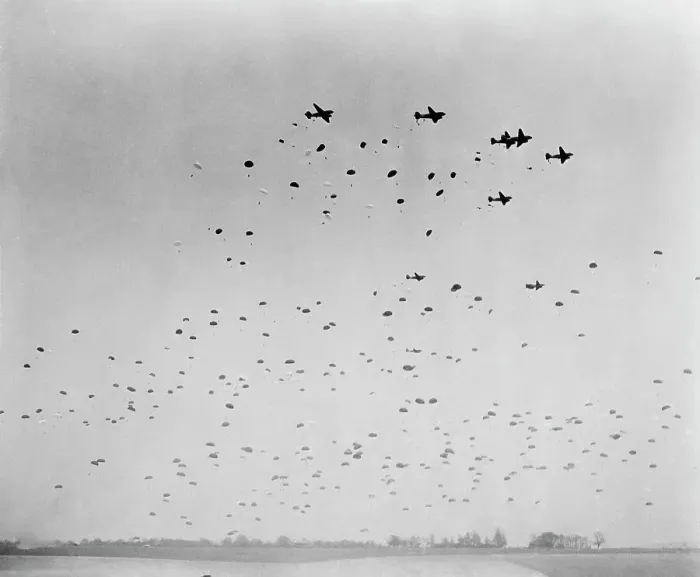 Framed Print : Soldiers Jumping Out Of Planes Framed Print : Soldiers Jumping Out Of Planes