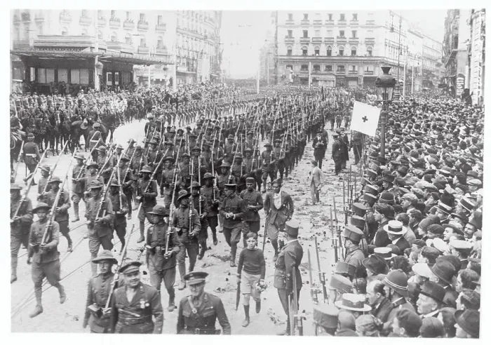 Framed Print : Soldiers Marching