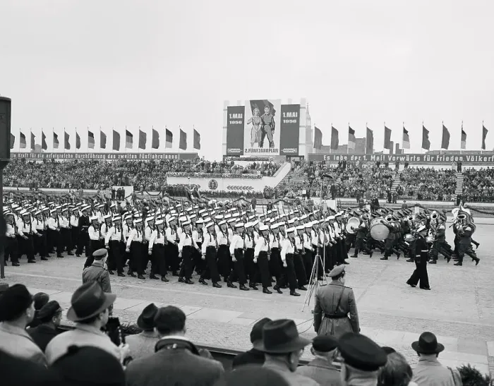 Framed Print : Soldiers Marching in May Day Parade Framed Print : Soldiers Marching in May Day Parade