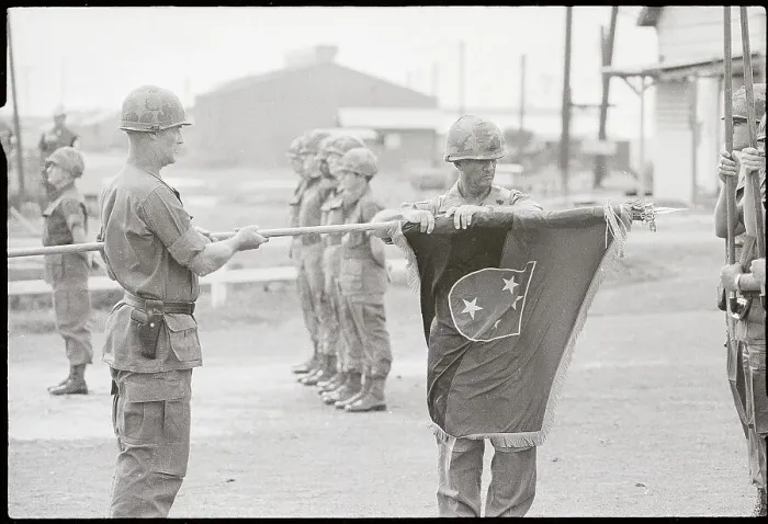 Framed Print : Soldiers Participating in Flag Ceremony Framed Print : Soldiers Participating in Flag Ceremony