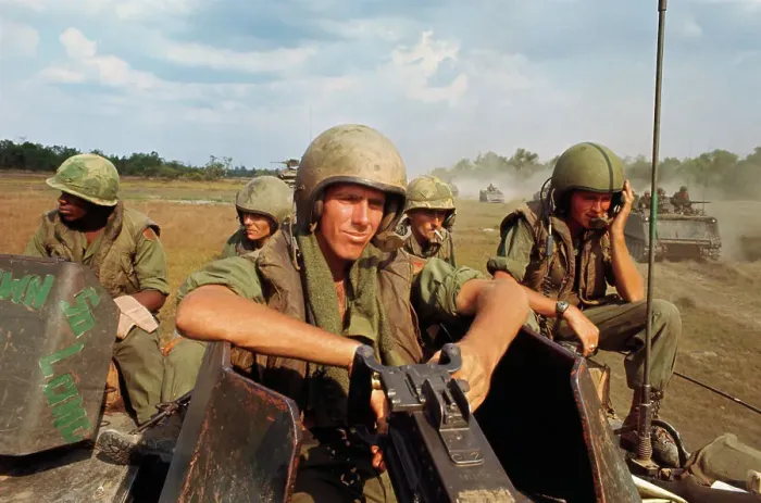 Framed Print : Soldiers on Patrol in Vietnam Framed Print : Soldiers on Patrol in Vietnam