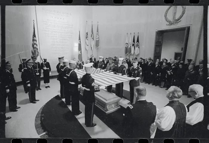 Framed Print : Soldiers Performing Internment Ceremonies