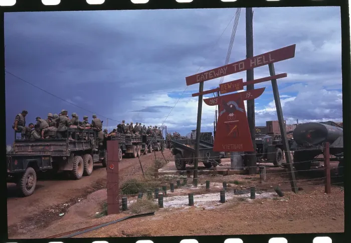 Framed Print : Soldiers Prepare to Leave Vietnam Framed Print : Soldiers Prepare to Leave Vietnam
