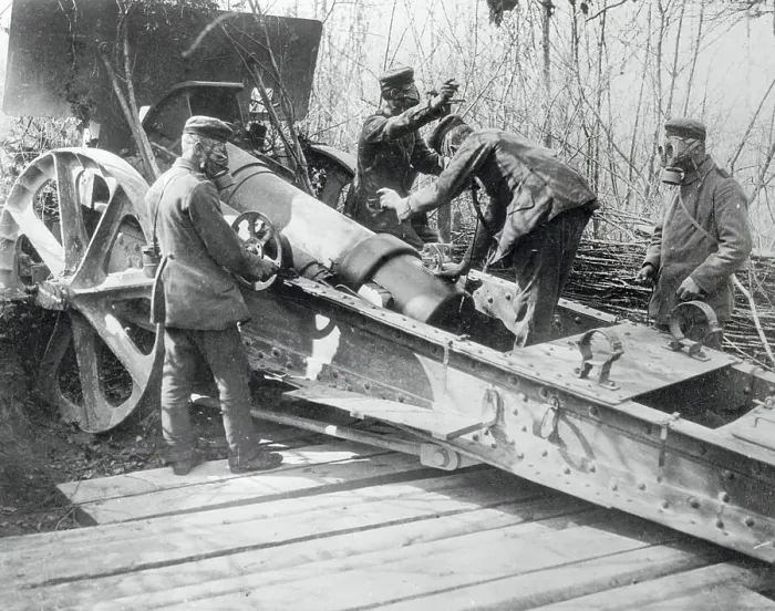 Framed Print : Soldiers Readying Their Artillery Framed Print : Soldiers Readying Their Artillery