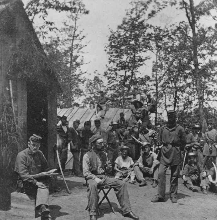 Framed Print : Soldiers Relaxing Framed Print : Soldiers Relaxing