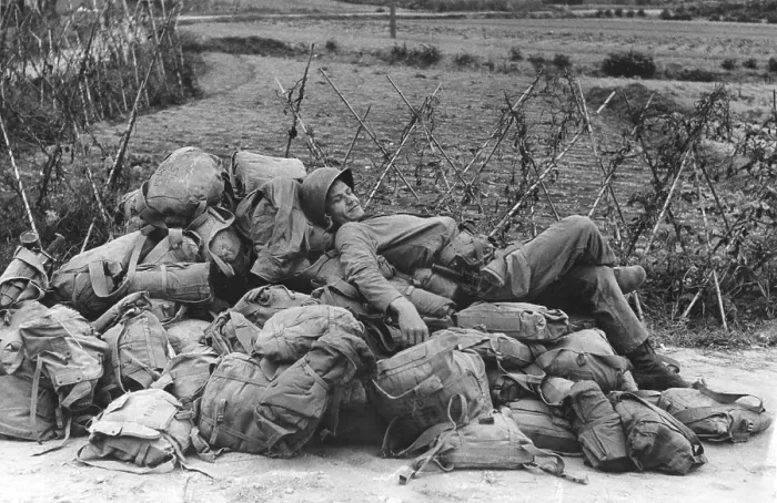 Framed Print : Soldiers Relaxing Framed Print : Soldiers Relaxing