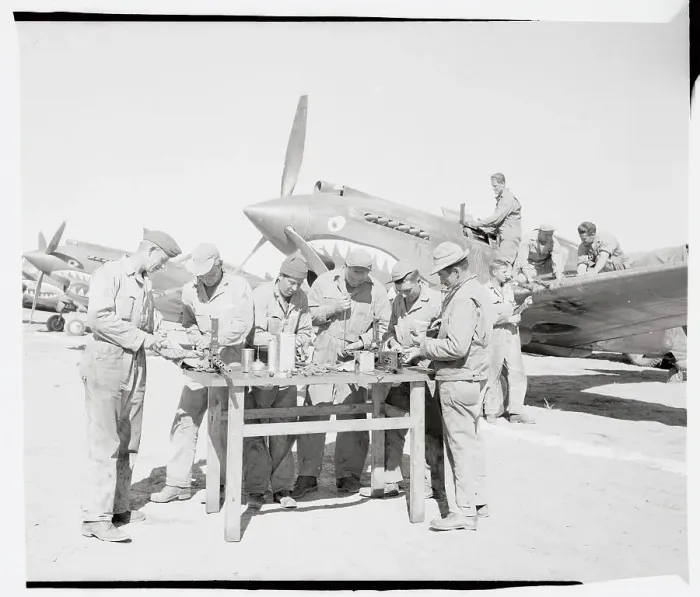 Framed Print : Soldiers Repairing Machine Guns Framed Print : Soldiers Repairing Machine Guns