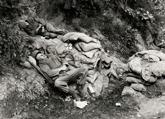 Framed Print : Soldiers Resting After Battle Framed Print : Soldiers Resting After Battle