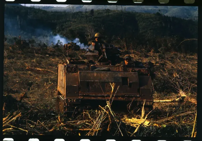 Framed Print : Soldiers Riding on Military Vehicle Framed Print : Soldiers Riding on Military Vehicle