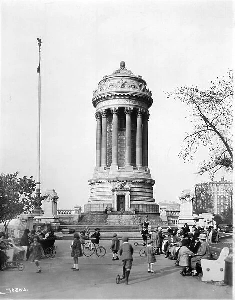 The Soldiers and Sailors Monument In New York City