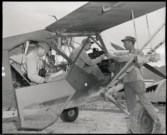 Framed Print : Soldiers Seated In Airplane Cockpit Framed Print : Soldiers Seated In Airplane Cockpit