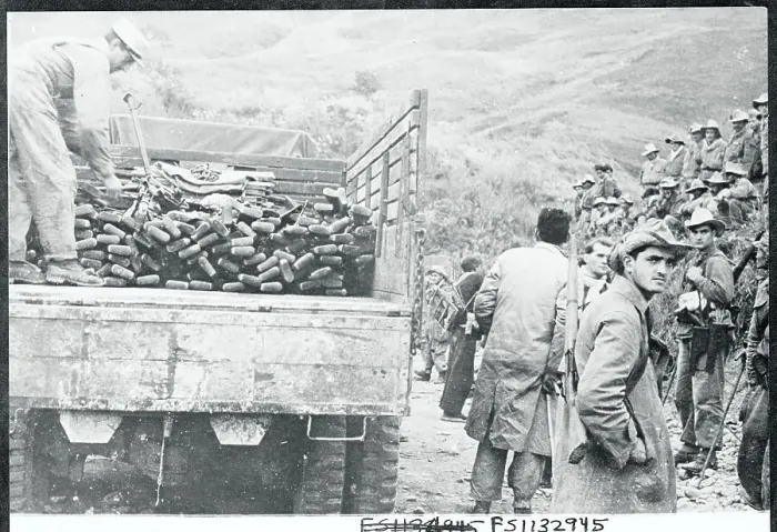 Framed Print : Soldiers Stockpiling Arms Framed Print : Soldiers Stockpiling Arms