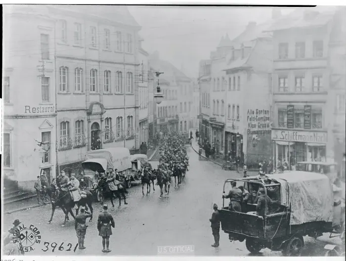 Framed Print : Soldiers Traveling Through Town Framed Print : Soldiers Traveling Through Town