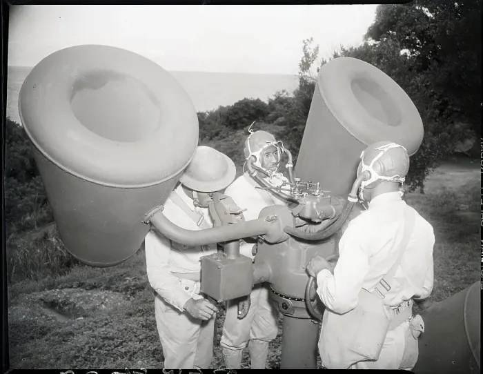 Framed Print : Soldiers Use Listening Device Framed Print : Soldiers Use Listening Device