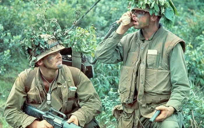 Framed Print : Soldiers Using Field Phone Framed Print : Soldiers Using Field Phone