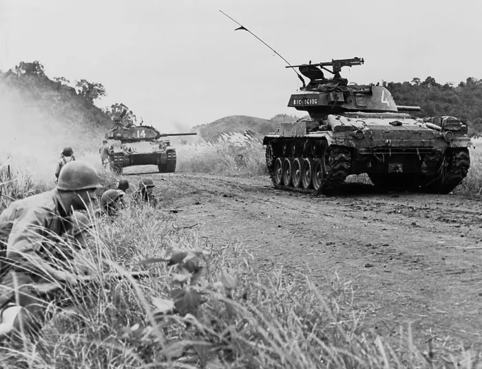 Framed Print : Soldiers Watching Armored Tanks Framed Print : Soldiers Watching Armored Tanks